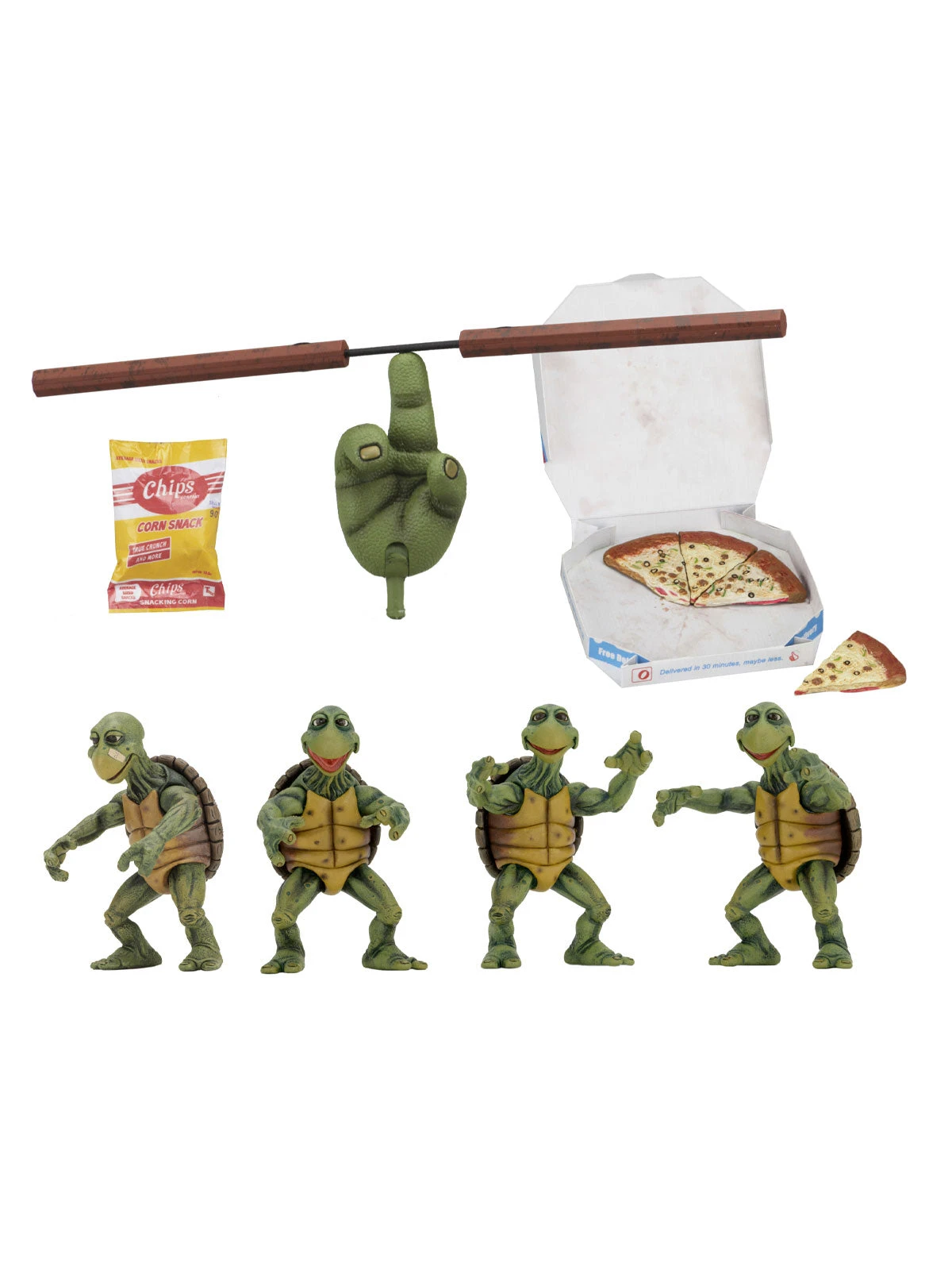 Baby Turtles 1990 - 1/4 Scale Action Figurine Set - Teenage Mutant Ninja Turtles - NECA Collectibles 3 Baby Turtles 1990 - 1/4 Scale Action Figurine Set - Teenage Mutant Ninja Turtles - NECA Collectibles