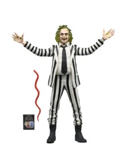 Beetlejuice 1988 Black And White Striped Suit - 7" Scale Action Figure - Beetlejuice - NECA Collectibles