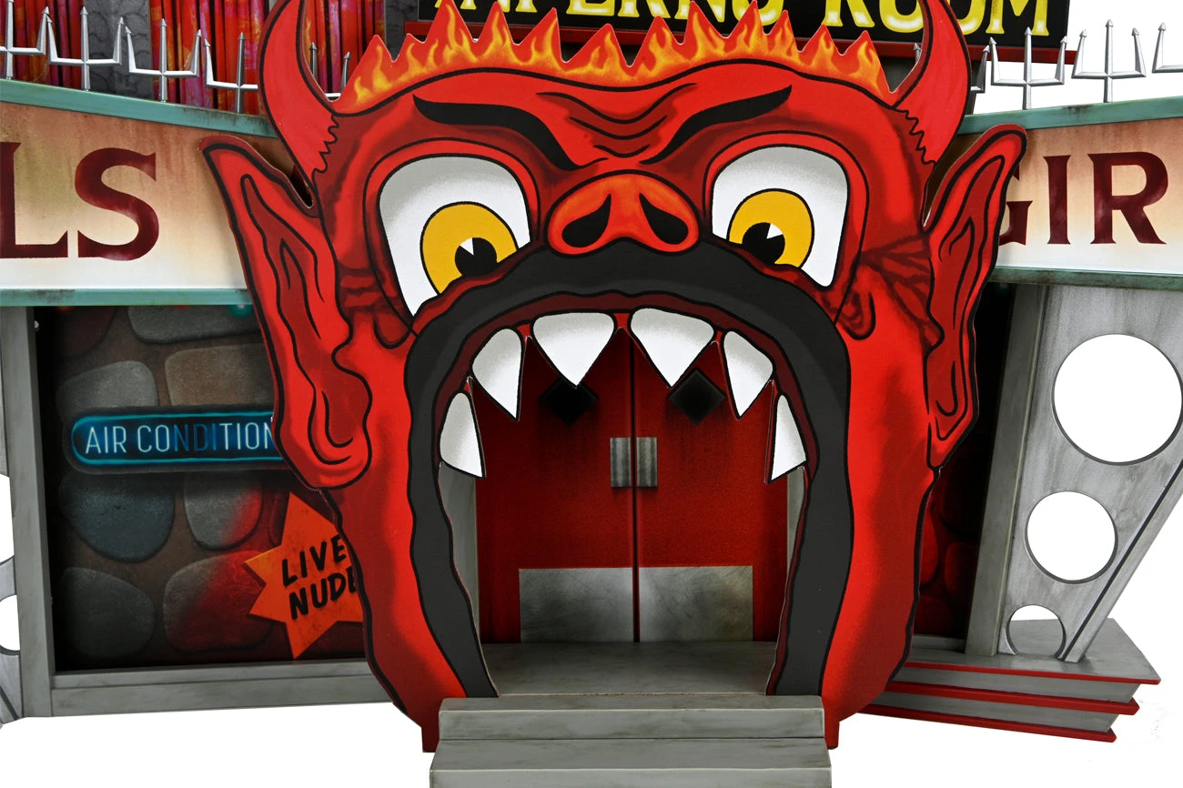 Beetlejuice 1988 Trenchcoat W Spikes 7" Action Figure With Dante's Inferno Room Deluxe Set - Beetlejuice - NECA Collectibles 12 Beetlejuice 1988 Trenchcoat W Spikes 7" Action Figure With Dante's Inferno Room Deluxe Set - Beetlejuice - NECA Collectibles - Image 10