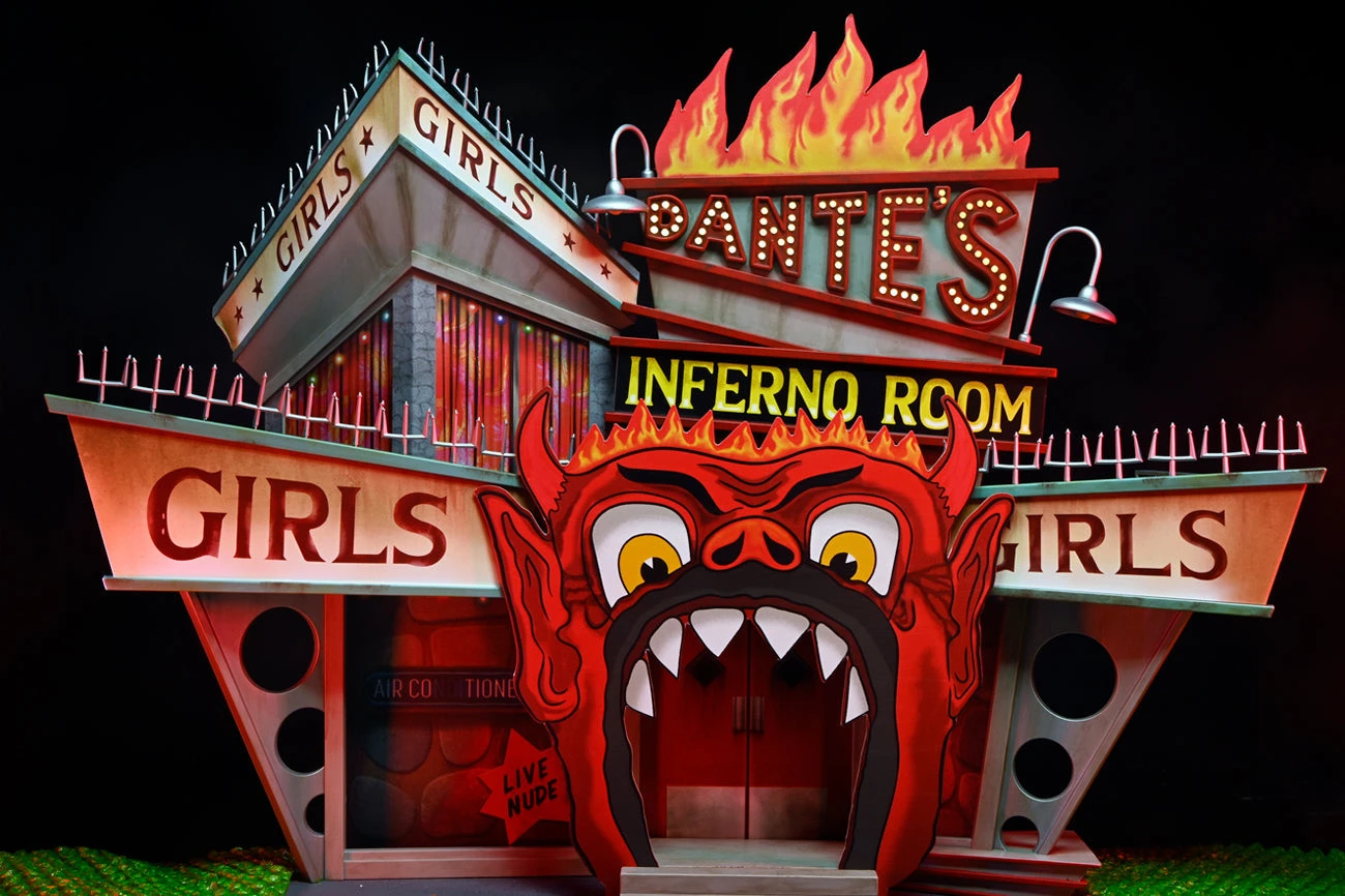 Beetlejuice 1988 Trenchcoat W Spikes 7" Action Figure With Dante's Inferno Room Deluxe Set - Beetlejuice - NECA Collectibles 17 Beetlejuice 1988 Trenchcoat W Spikes 7" Action Figure With Dante's Inferno Room Deluxe Set - Beetlejuice - NECA Collectibles - Image 15