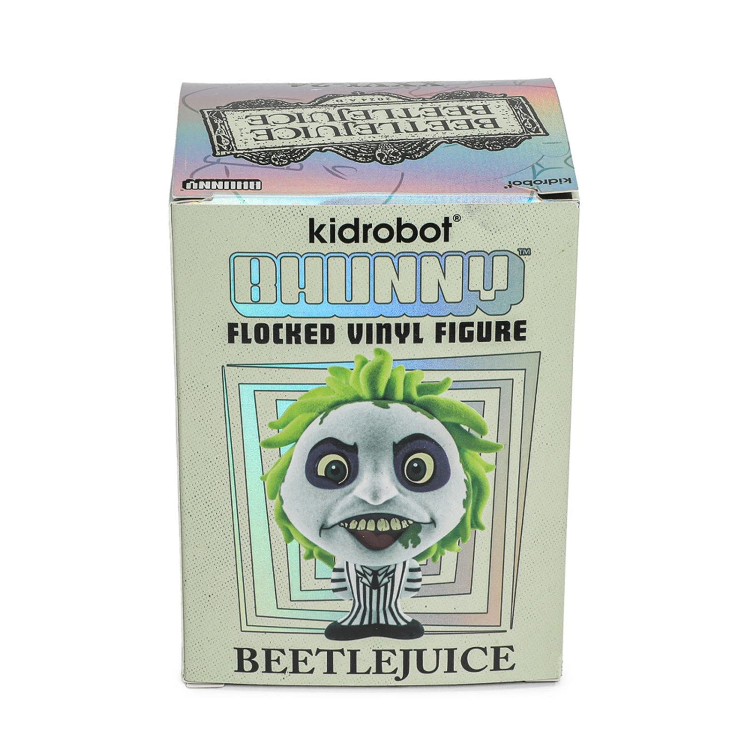 Beetlejuice Striped Suit - Bhunny Flocked 4” Stylized Figure - Beetlejuice 2 - Kidrobot 9 Beetlejuice Striped Suit - Bhunny Flocked 4” Stylized Figure - Beetlejuice 2 - Kidrobot - Image 7