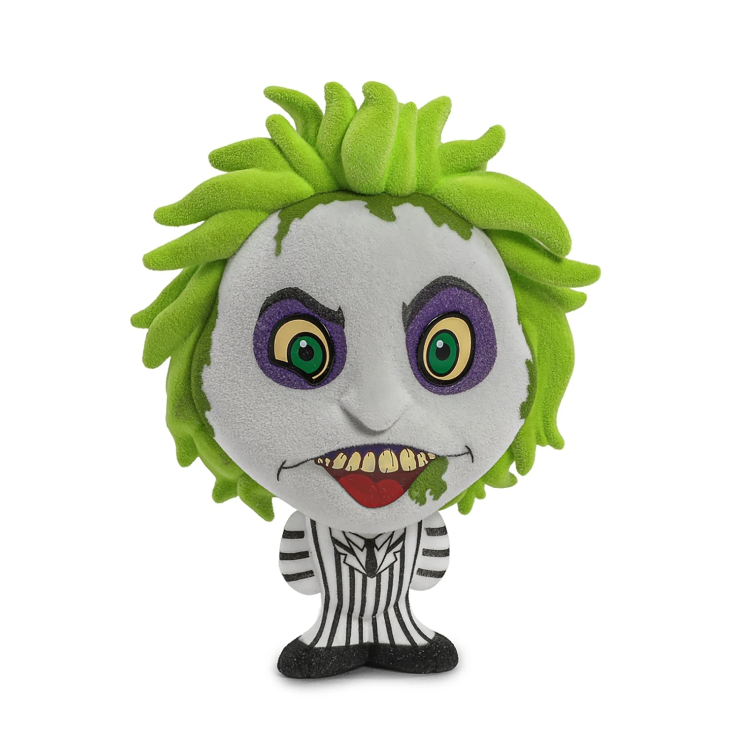 Beetlejuice Striped Suit - Bhunny Flocked 4” Stylized Figure - Beetlejuice 2 - Kidrobot 3 Beetlejuice Striped Suit - Bhunny Flocked 4” Stylized Figure - Beetlejuice 2 - Kidrobot