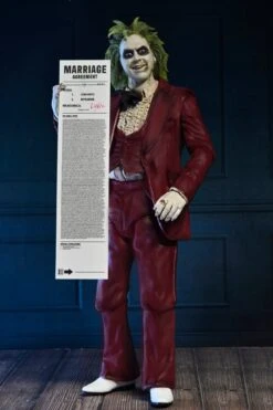Beetlejuice Ultimate Red Tuxedo - 7" Scale Action Figure - Beetlejuice 2 - NECA Collectibles -Costumne super center Beetlejuice Ultimate Red Tuxedo 7 Scale Action Figure Beetlejuice 2 NECA Collectibles NECA Action Figures 4