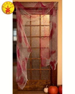 Bloody Gauze Drape Curtain -Costumne super center Bloody Gauze Drape Curtain Rubies Accessories Decor 2