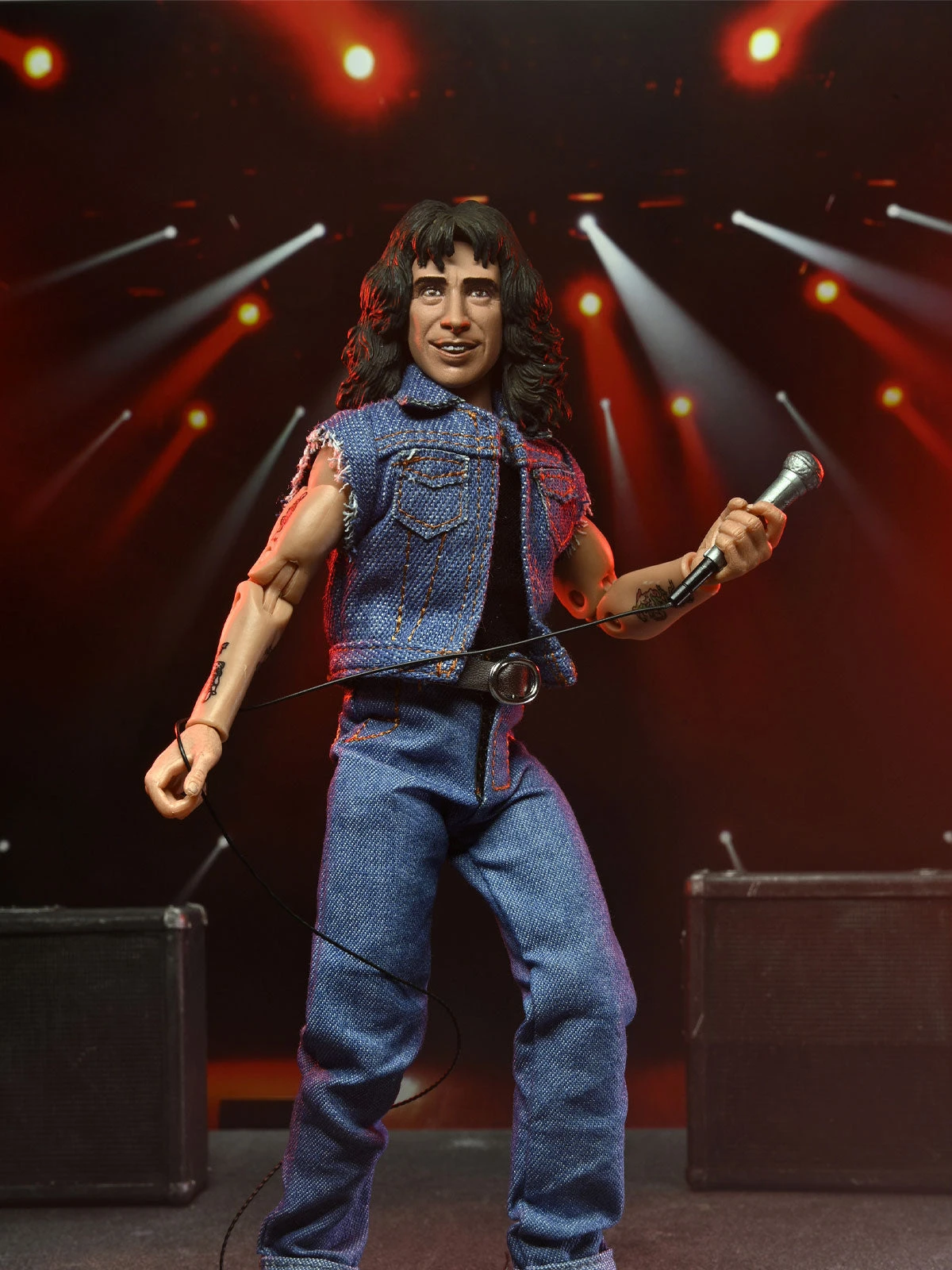 Bon Scott “Highway To Hell” - 8” Clothed Figurine - AC/DC - NECA Collectibles 4 Bon Scott “Highway To Hell” - 8” Clothed Figurine - AC/DC - NECA Collectibles - Image 2
