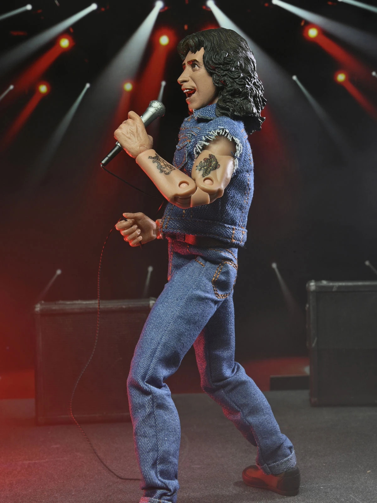 Bon Scott “Highway To Hell” - 8” Clothed Figurine - AC/DC - NECA Collectibles 5 Bon Scott “Highway To Hell” - 8” Clothed Figurine - AC/DC - NECA Collectibles - Image 3