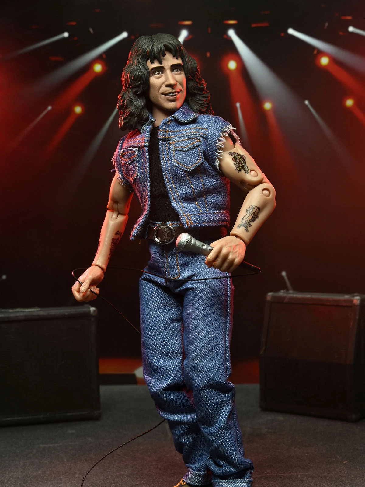 Bon Scott “Highway To Hell” - 8” Clothed Figurine - AC/DC - NECA Collectibles 6 Bon Scott “Highway To Hell” - 8” Clothed Figurine - AC/DC - NECA Collectibles - Image 4
