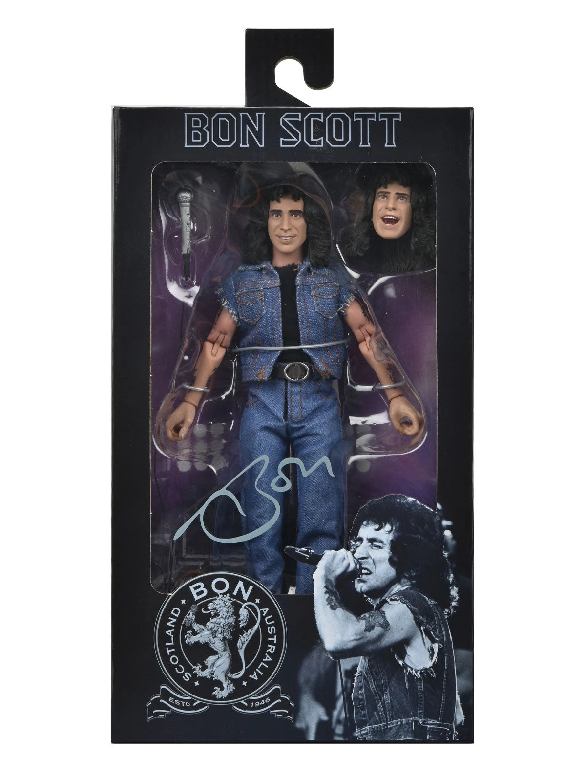 Bon Scott “Highway To Hell” - 8” Clothed Figurine - AC/DC - NECA Collectibles 7 Bon Scott “Highway To Hell” - 8” Clothed Figurine - AC/DC - NECA Collectibles - Image 5