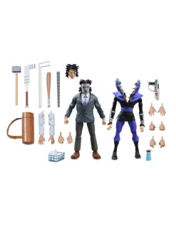 Business Suit Casey Jones & Split Foot Soldier 2 Pack - 7" Scale Action Figures - TMNT (Cartoon) - NECA Collectibles