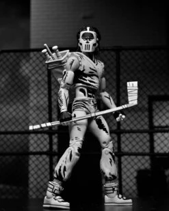 Casey Jones Black & White - 7" Scale Action Figure - Teenage Mutant Ninja Turtles (Mirage Comics) - NECA Collectibles -Costumne super center Casey Jones Black White 7 Scale Action Figure Teenage Mutant Ninja Turtles Mirage Comics NECA Collectibles NECA Action Figures 3
