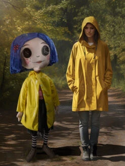 Coraline Button Eyes - Lifesize 5' Plush Toy With Stand - Coraline - Kidrobot -Costumne super center Coraline Button Eyes Lifesize 5 Plush Toy with Stand Coraline Kidrobot Kidrobot Action Figures 4