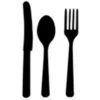AMSCAN Cutlery Plastic Black 24Pk Assorted 1 AMSCAN Cutlery Plastic Black 24Pk Assorted -Costumne super center Cutlery Plastic Black 24Pk Assorted Amscan Accessories Decor