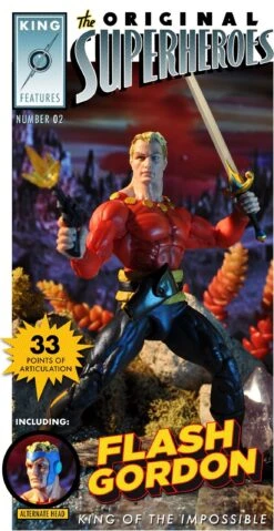 Flash Gordon - King Features 7” Action Figure - Flash Gordan - NECA Collectibles 26 Flash Gordon - King Features 7” Action Figure - Flash Gordan - NECA Collectibles -Costumne super center Flash Gordon King Features 7 Action Figure Flash Gordan NECA Collectibles NECA Action Figures 11