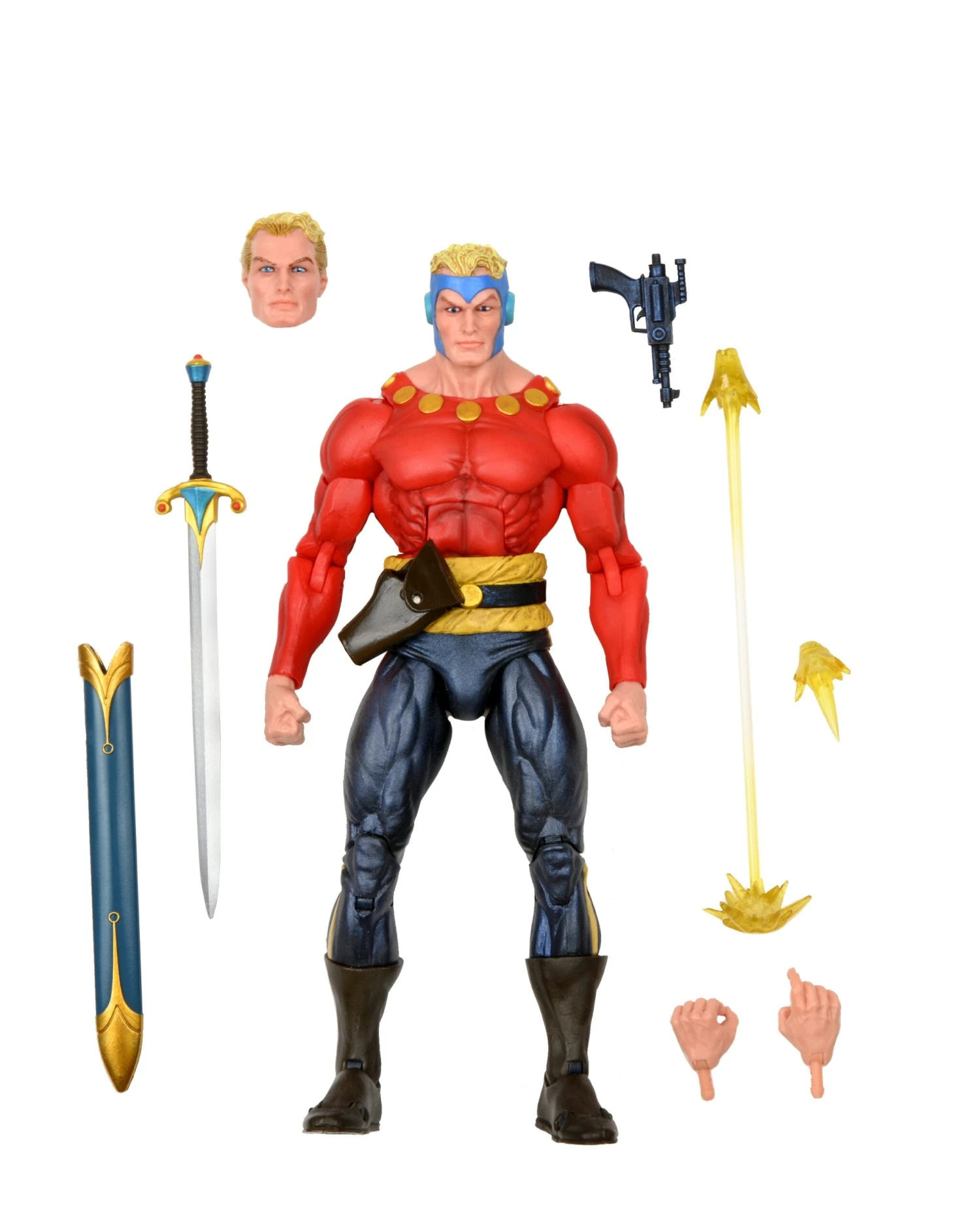 Flash Gordon - King Features 7” Action Figure - Flash Gordan - NECA Collectibles 3 Flash Gordon - King Features 7” Action Figure - Flash Gordan - NECA Collectibles