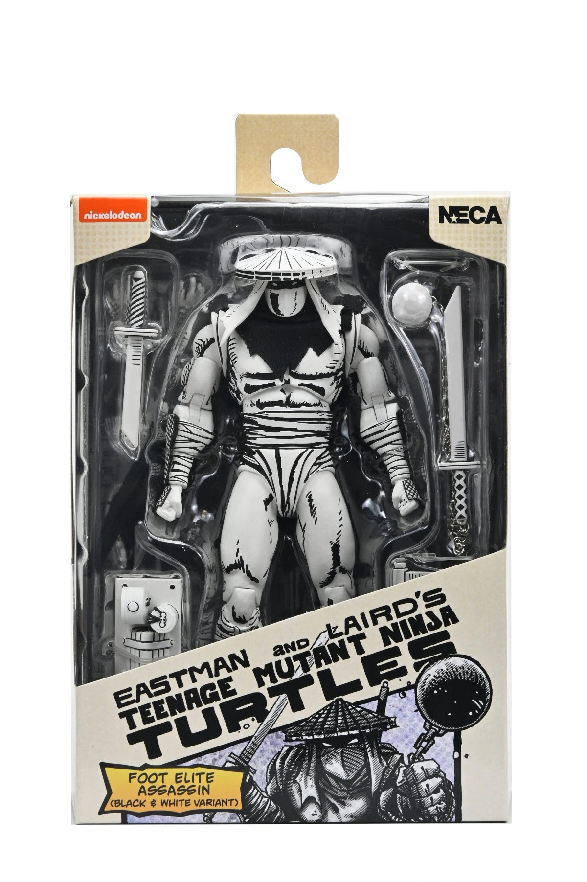 Foot Assassin Black & White - 7" Scale Action Figure - Teenage Mutant Ninja Turtles (Mirage Comics) - NECA Collectibles 7 Foot Assassin Black & White - 7" Scale Action Figure - Teenage Mutant Ninja Turtles (Mirage Comics) - NECA Collectibles - Image 5