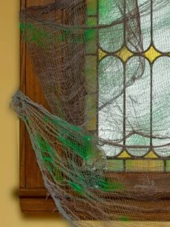 Gauze Drape Curtain -Costumne super center Gauze Drape Curtain Rubies Accessories Decor 3