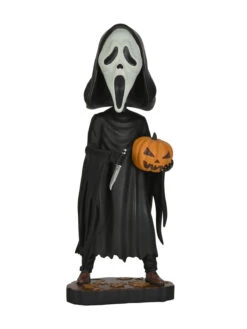 Ghost Face With Pumpkin - 8” Head Knocker - Scream - NECA Collectibles