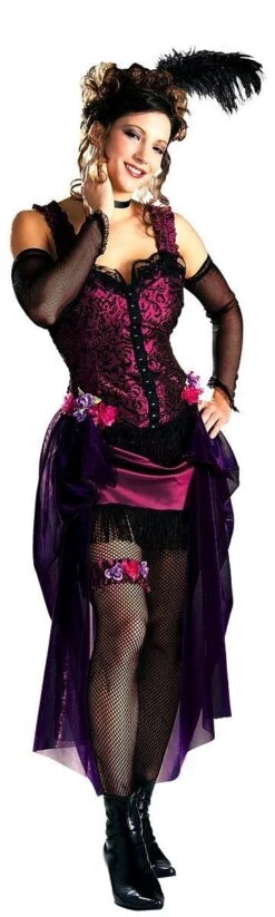 Grand Heritage Saloon Girl Costume For Adults