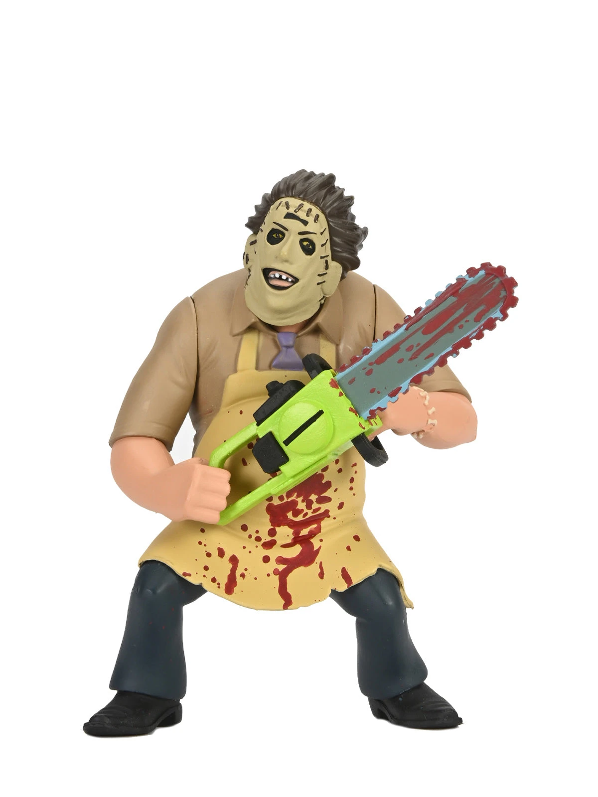 Leatherface (Bloody) 50th Anniversary Toony Terrors - 6" Scale Action Figure - Texas Chainsaw Massacre - NECA Collectibles 3 Leatherface (Bloody) 50th Anniversary Toony Terrors - 6" Scale Action Figure - Texas Chainsaw Massacre - NECA Collectibles