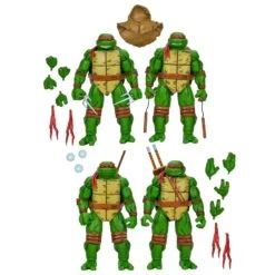 Leonardo, Raphael, Michelangelo & Donatello 4-Pack - 7" Action Figurine - Teenage Mutant Ninja Turtles: Mirage Comics - NECA Collectibles