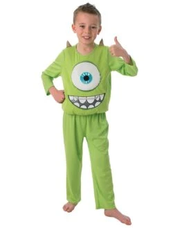 Mike Wazowski Deluxe Costume For Kids - Disney Pixar Monsters Inc