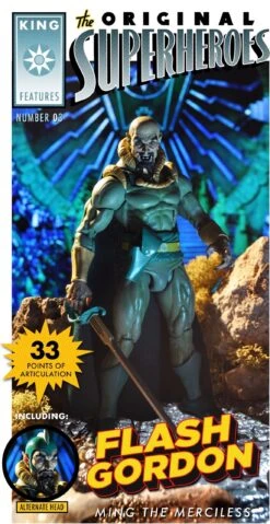 Ming The Merciless - King Features 7” Action Figure - Flash Gordan - NECA Collectibles -Costumne super center Ming The Merciless King Features 7 Action Figure Flash Gordan NECA Collectibles NECA Action Figures 11