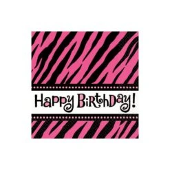 AMSCAN Oh So Fabulous Birthday Beverage Napkins