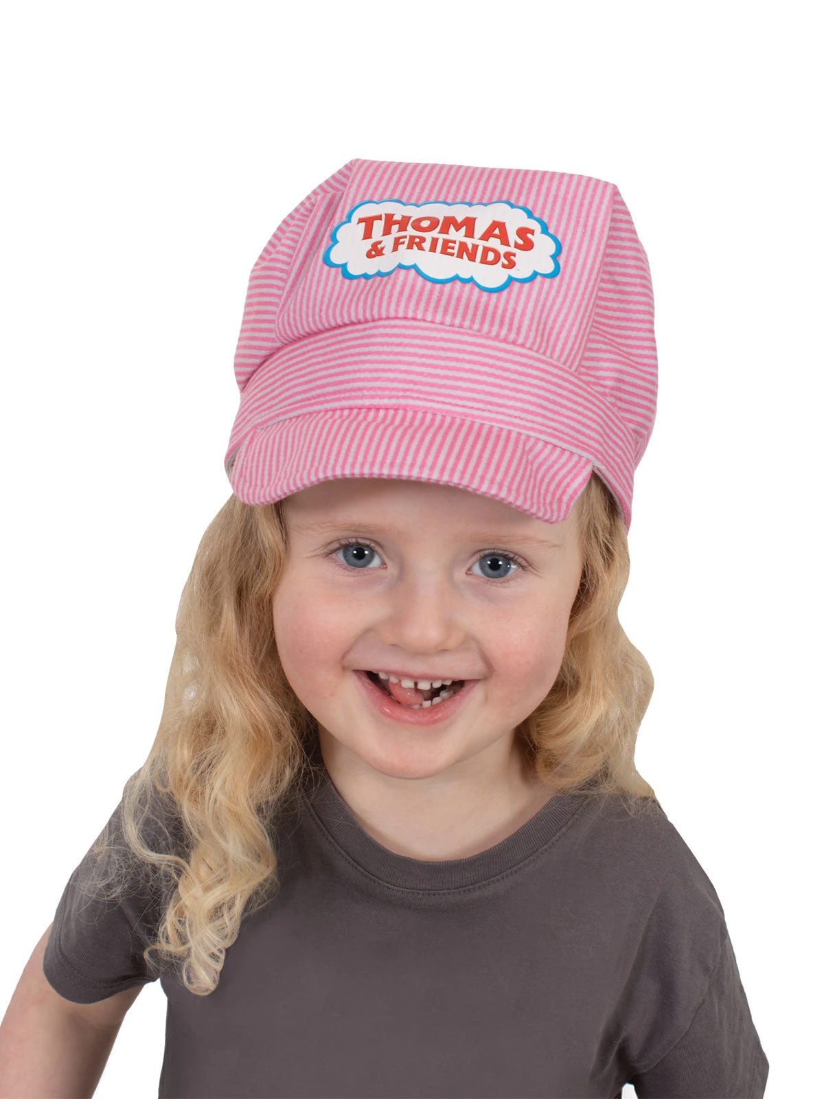 Pink Train Drivers Hat For Toddlers & Kids - Mattel Thomas & Friends 3 Pink Train Drivers Hat For Toddlers & Kids - Mattel Thomas & Friends