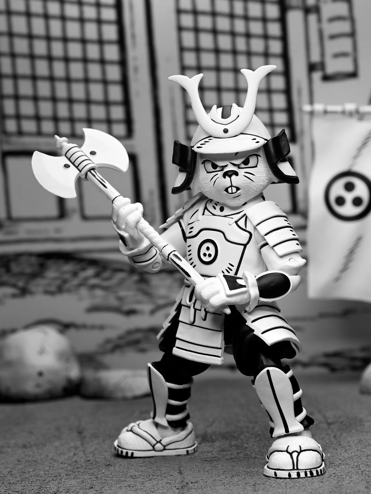 Samurai Usagi Yojimbo Black And White - 7" Scale Action Figure - Usagi Yojimbo - NECA Collectibles 7 Samurai Usagi Yojimbo Black And White - 7" Scale Action Figure - Usagi Yojimbo - NECA Collectibles - Image 5