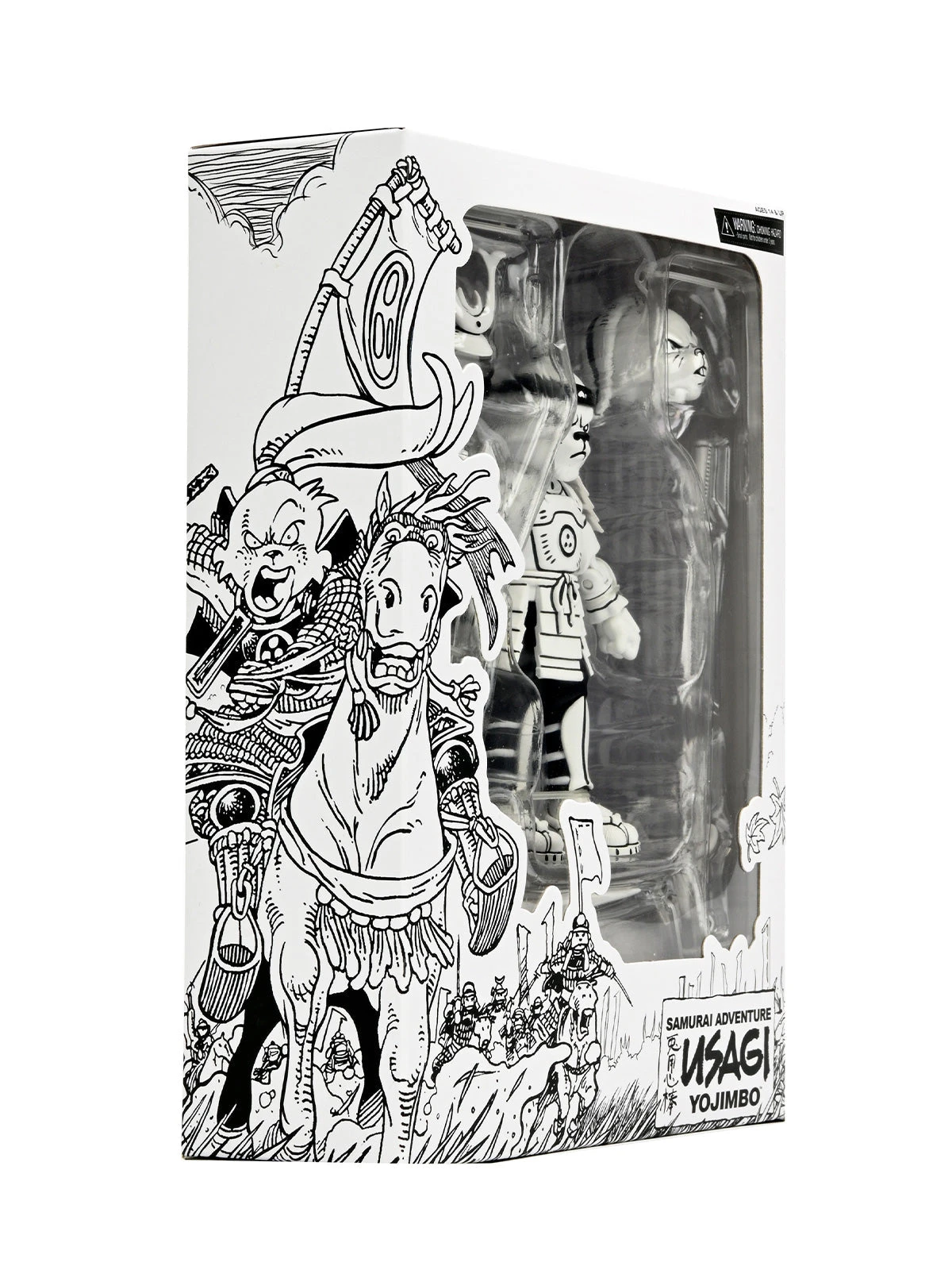 Samurai Usagi Yojimbo Black And White - 7" Scale Action Figure - Usagi Yojimbo - NECA Collectibles 9 Samurai Usagi Yojimbo Black And White - 7" Scale Action Figure - Usagi Yojimbo - NECA Collectibles - Image 7