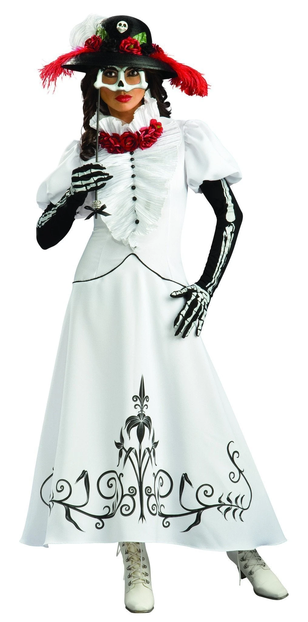 Skeleton Bride Collector's Edition Costume For Adults 3 Skeleton Bride Collector's Edition Costume For Adults