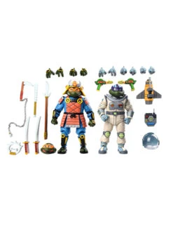 Space Adventure & Samurai Turtles 2 Pack - 7" Scale Action Figures - TMNT (Cartoon) - NECA Collectibles