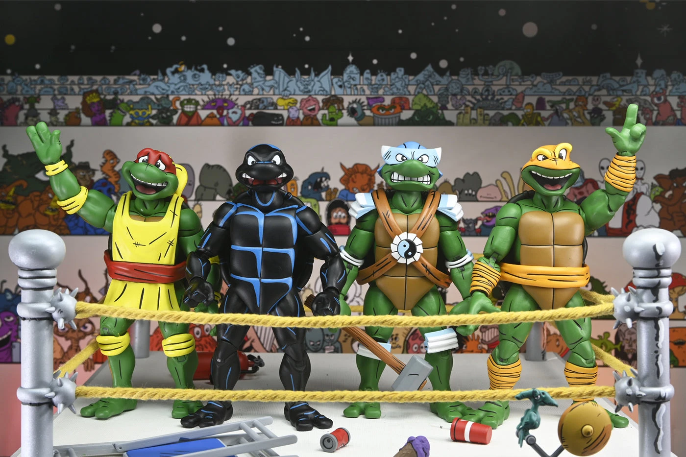 Stump Wresting Turtles 4 Pack - 7" Scale Action Figure - Teenage Mutant Ninja Turtles (Archie Comics) - NECA Collectibles 13 Stump Wresting Turtles 4 Pack - 7" Scale Action Figure - Teenage Mutant Ninja Turtles (Archie Comics) - NECA Collectibles - Image 11