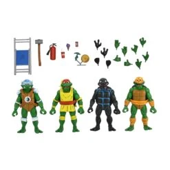 Stump Wresting Turtles 4 Pack - 7" Scale Action Figure - Teenage Mutant Ninja Turtles (Archie Comics) - NECA Collectibles