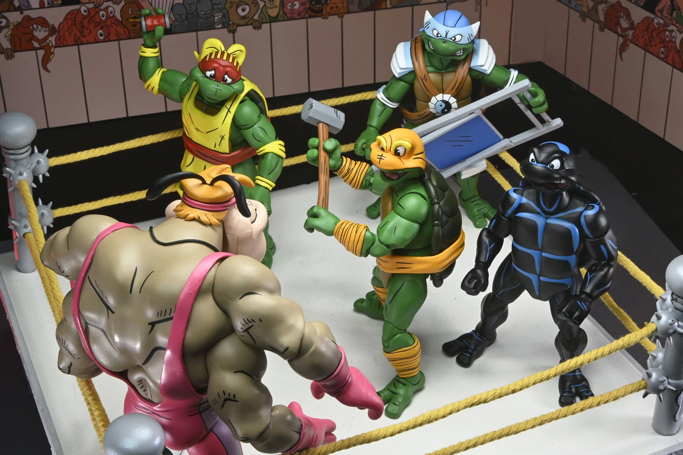 Stump Wresting Turtles 4 Pack - 7" Scale Action Figure - Teenage Mutant Ninja Turtles (Archie Comics) - NECA Collectibles 10 Stump Wresting Turtles 4 Pack - 7" Scale Action Figure - Teenage Mutant Ninja Turtles (Archie Comics) - NECA Collectibles - Image 8