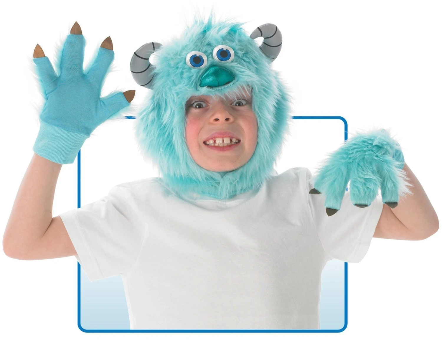 Sully Headpiece And Gloves For Kids - Disney Pixar Monsters Inc 3 Sully Headpiece And Gloves For Kids - Disney Pixar Monsters Inc
