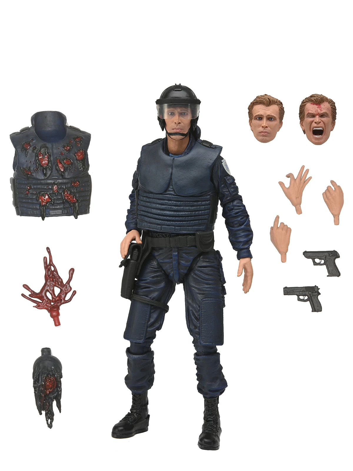 Ultimate Alex Murphy OCP Cop Uniform - 7" Scale Clothed Action Figurine - Robocop - NECA Collectibles 3 Ultimate Alex Murphy OCP Cop Uniform - 7" Scale Clothed Action Figurine - Robocop - NECA Collectibles