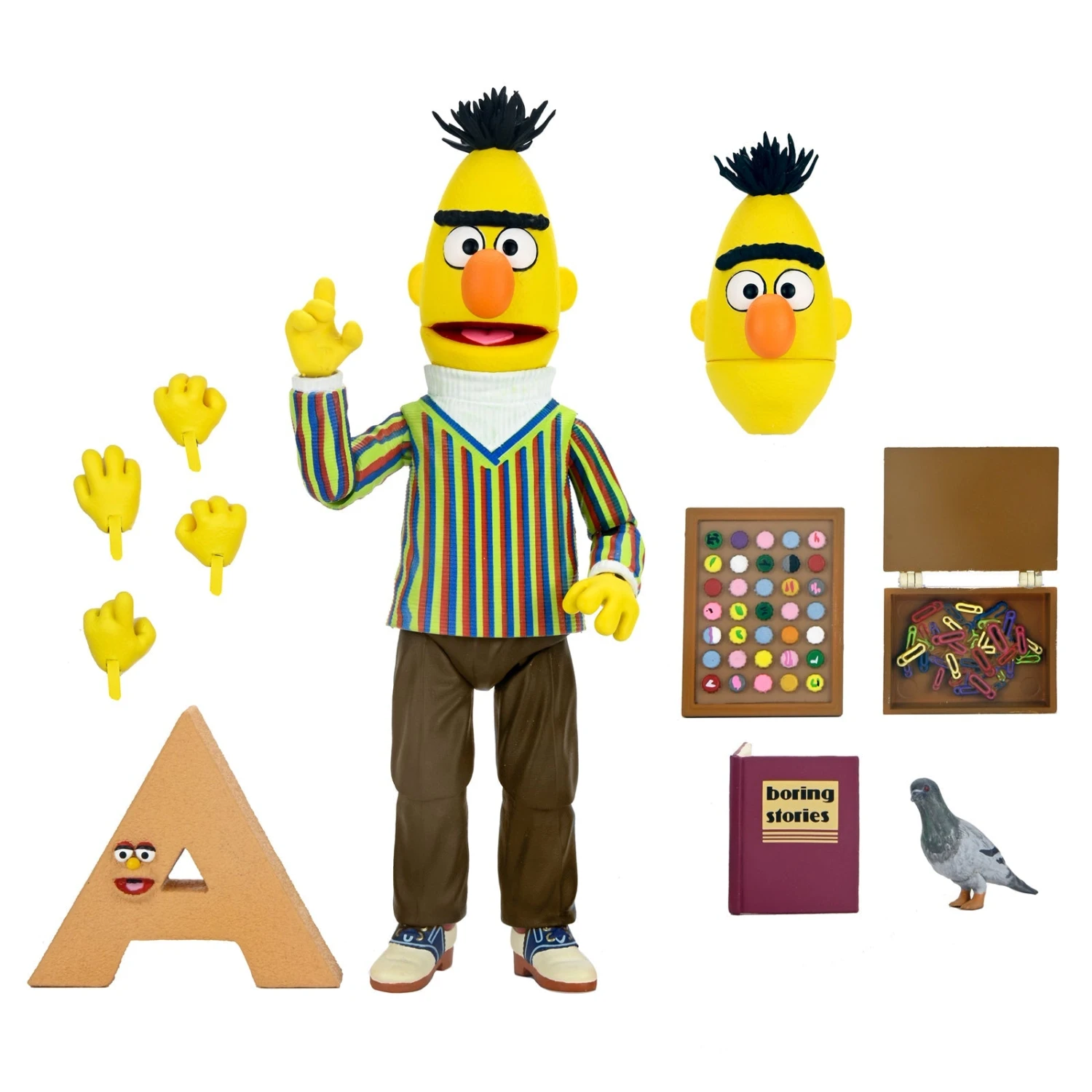 Ultimate Bert - 7" Scale Action Figure - Sesame Street - NECA Collectibles 3 Ultimate Bert - 7" Scale Action Figure - Sesame Street - NECA Collectibles