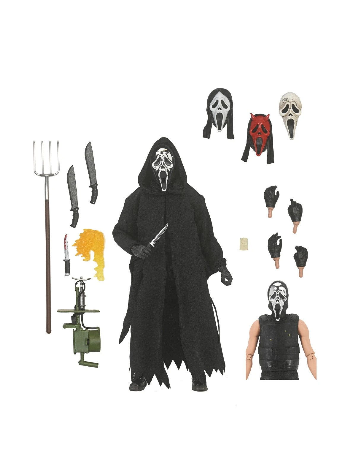 Ultimate Ghost Face Inferno - 7" Scale Action Figure - Scream - NECA Collectibles 3 Ultimate Ghost Face Inferno - 7" Scale Action Figure - Scream - NECA Collectibles