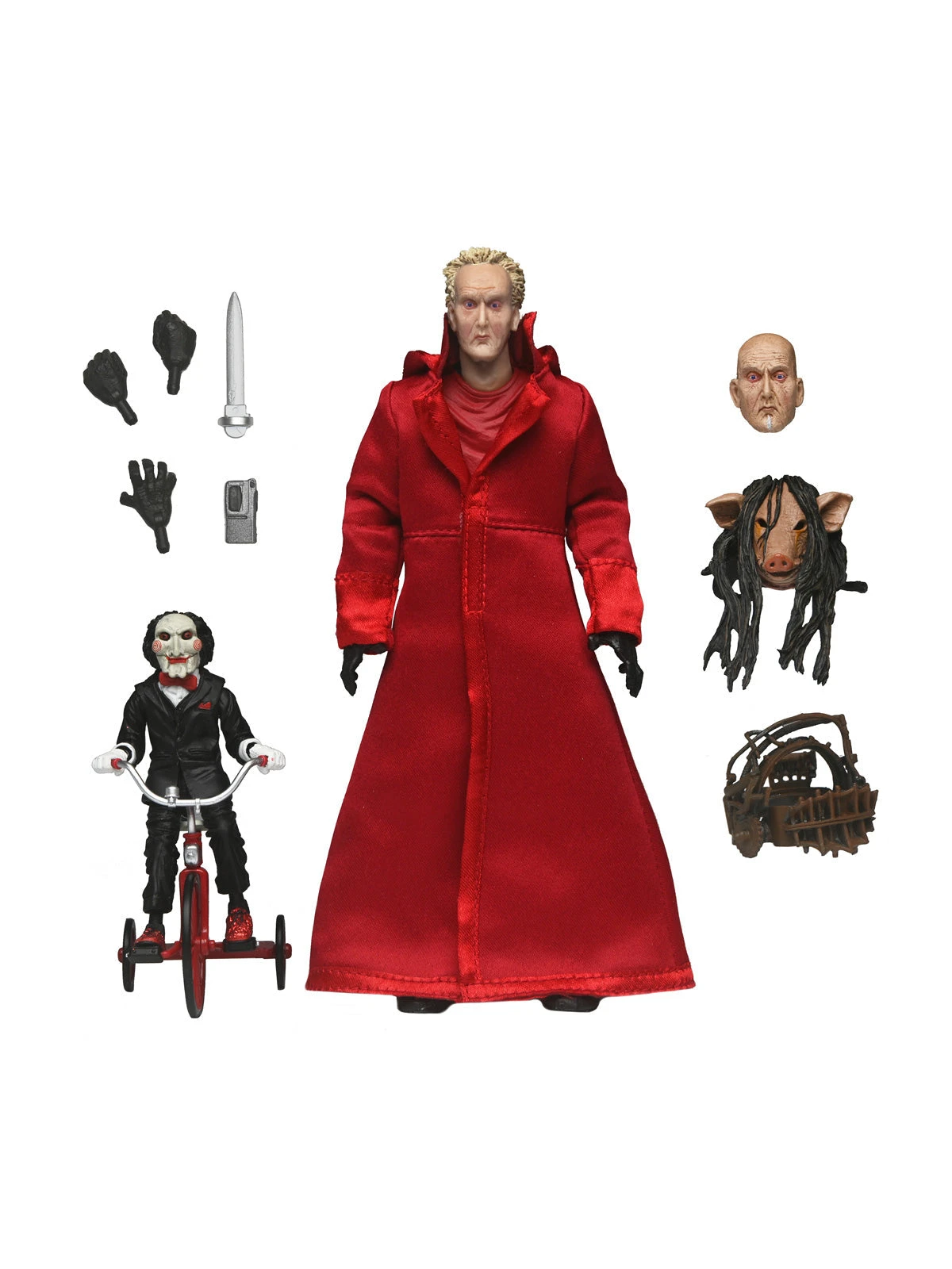 Ultimate Jigsaw Killer Red Robe - 7" Scale Action Figure - Saw - NECA Collectibles 3 Ultimate Jigsaw Killer Red Robe - 7" Scale Action Figure - Saw - NECA Collectibles