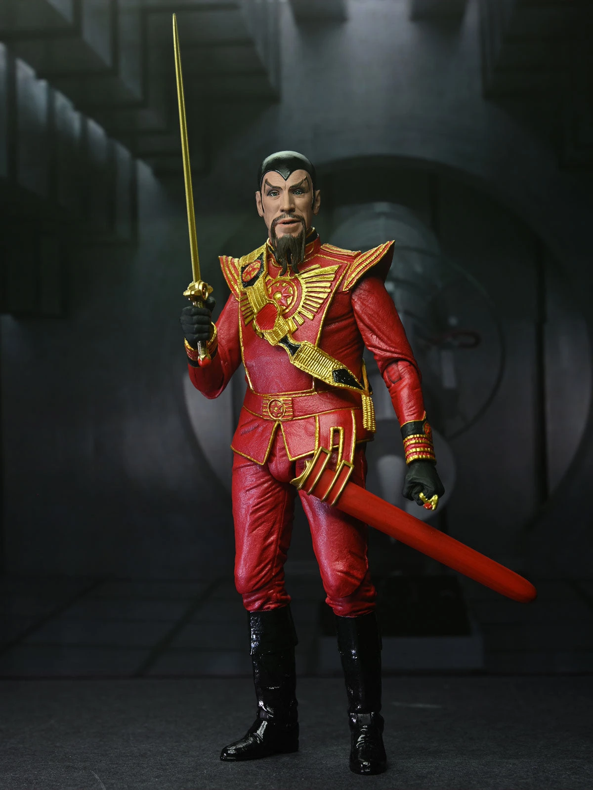 Ultimate Ming (Red Military Outfit) - King Features 7” Action Figure - Flash Gordan 1980 - NECA Collectibles 6 Ultimate Ming (Red Military Outfit) - King Features 7” Action Figure - Flash Gordan 1980 - NECA Collectibles - Image 4