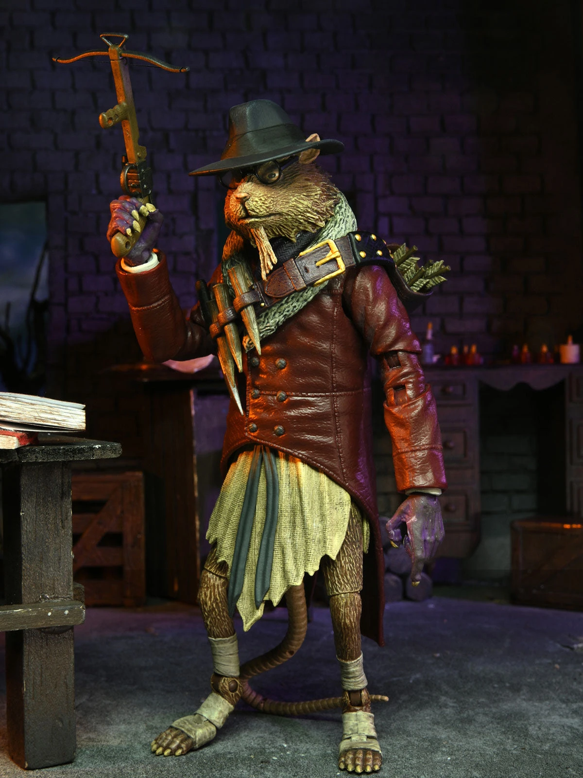 Ultimate Splinter As Van Helsing - 7" Action Figurine - Teenage Mutant Ninja Turtles X Universal Monsters - NECA Collectibles 4 Ultimate Splinter As Van Helsing - 7" Action Figurine - Teenage Mutant Ninja Turtles X Universal Monsters - NECA Collectibles - Image 2