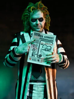 Ultimate Striped Suit Beetlejuice - 7" Scale Action Figure - Beetlejuice 2 - NECA Collectibles -Costumne super center Ultimate Striped Suit Beetlejuice 7 Scale Action Figure Beetlejuice 2 NECA Collectibles NECA Action Figures 3
