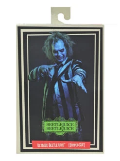 Ultimate Striped Suit Beetlejuice - 7" Scale Action Figure - Beetlejuice 2 - NECA Collectibles -Costumne super center Ultimate Striped Suit Beetlejuice 7 Scale Action Figure Beetlejuice 2 NECA Collectibles NECA Action Figures 4