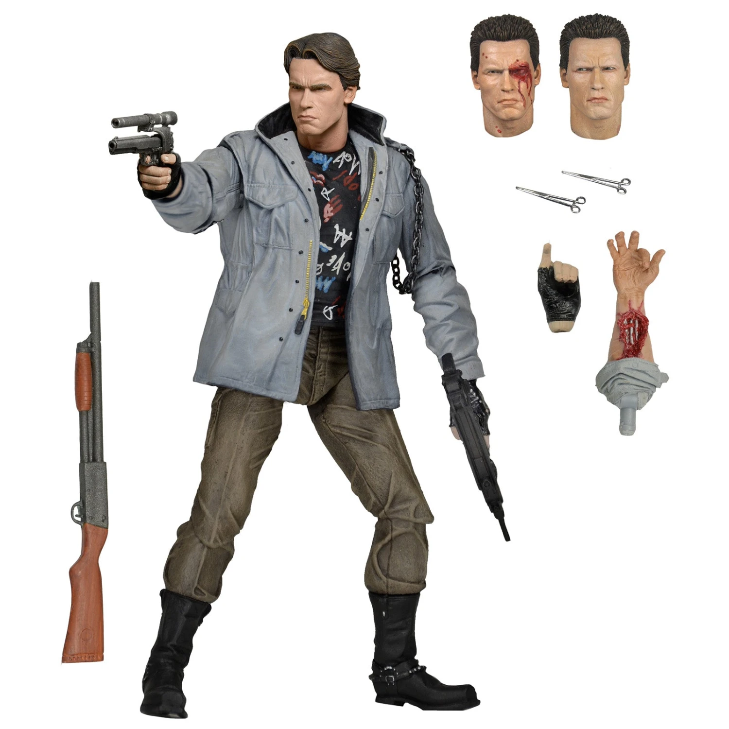 Ultimate T-800 (Tech Noir) - 7" Scale Action Figure - The Terminator - NECA Collectibles 3 Ultimate T-800 (Tech Noir) - 7" Scale Action Figure - The Terminator - NECA Collectibles