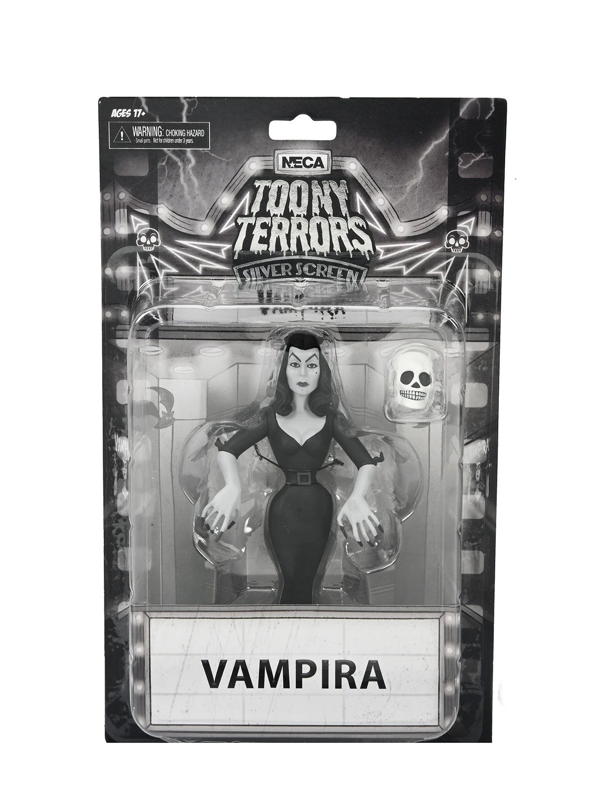 Vampira Silver Screen Edition Toony Terrors - 6" Scale Action Figure - Vampira - NECA Collectibles 8 Vampira Silver Screen Edition Toony Terrors - 6" Scale Action Figure - Vampira - NECA Collectibles - Image 6