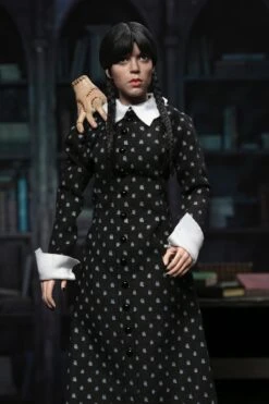 Wednesday Addams Classic Dress - 8" Scale Clothed Action Figure - Wednesday - NECA Collectibles -Costumne super center Wednesday Addams Classic Dress 8 Scale Clothed Action Figure Wednesday NECA Collectibles NECA Action Figures 5