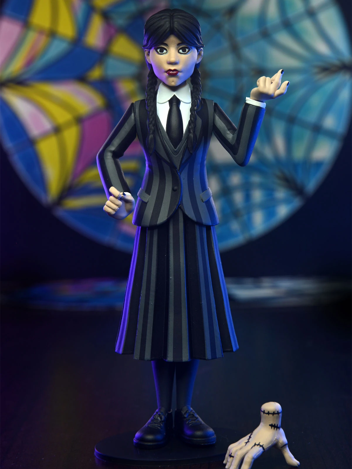 Wednesday Addams Nevermore Toony Terrors - 6” Scale Action Figure - Wednesday - NECA Collectibles 4 Wednesday Addams Nevermore Toony Terrors - 6” Scale Action Figure - Wednesday - NECA Collectibles - Image 2