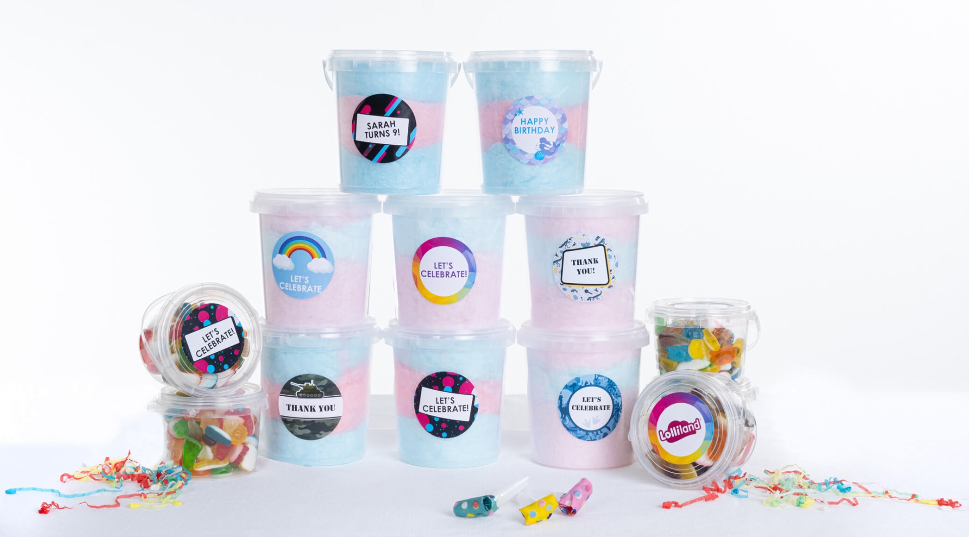 Front Page -Costumne super center personalise your party flavours